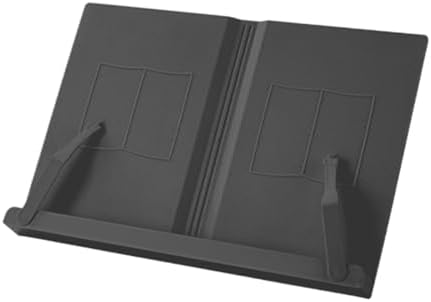 QUQUQ Cookbook Holder Universal Reading Stand Black
