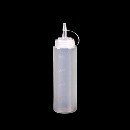 YuanHolumid 200ml White Plastic Squeeze Bottle