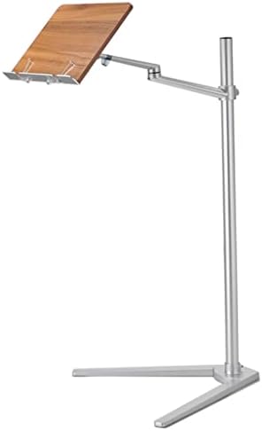 Adjustable Book Stand with 2 Spring Clips for Reading and Laptop Use