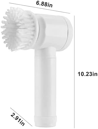 Electric Cleaning Brush with 6 Replaceable Heads