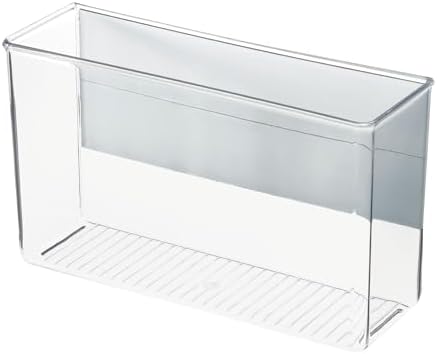 iDesign Magnetic Organizer Bins - Set of 2 - Clear 1