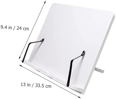 Elegant Wood Book Holder Stand for Cookbooks and Tablets