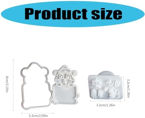 SHEGOTO Snake Year Biscuits Cutter Cookie Stamp