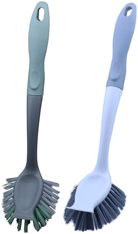 Ergonomic Kitchen Cleaning Brush Set of 2