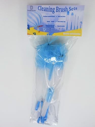 5Pcs Long Handle Cleaning Brush Set for Glassware