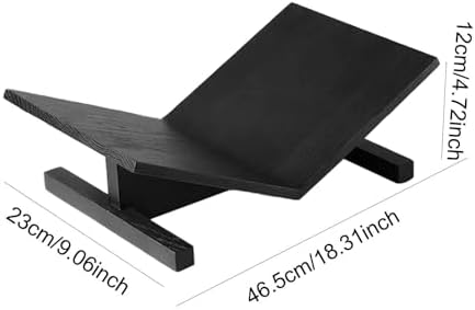 Open Bookstand Cookbook Stand Wooden Non Slip Kitchen Display Rack
