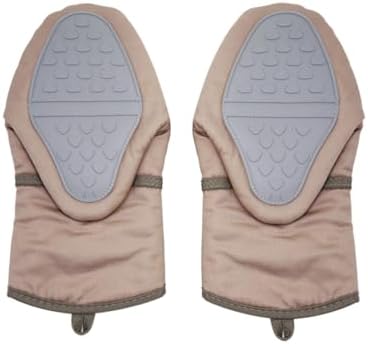Tessie Jessie Extra Long Heat-Resistant Oven Mitts Set of 2
