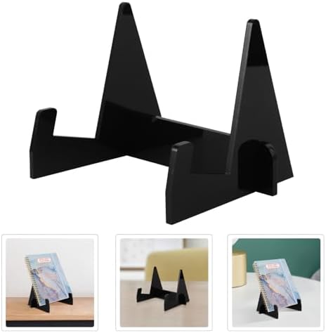 Acrylic Cookbook Stand Foldable Book Display for Kitchen Counter
