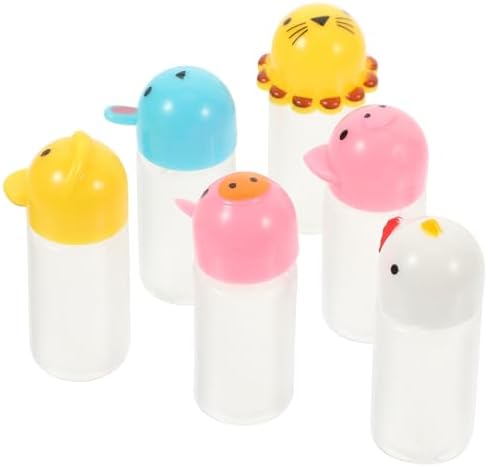 HOLIDYOYO Soy Sauce Containers 6pcs Squeeze Bottles for Travel
