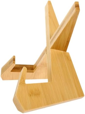 BRIGHTFUFU Wooden Book Stand for Reading and Kitchen Display