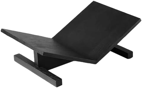 Open Bookstand Cookbook Stand Wooden Non Slip Kitchen Display Rack
