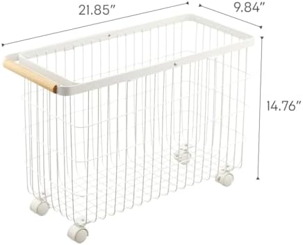 Yamazaki Tosca Compact Laundry Basket Cart 15
