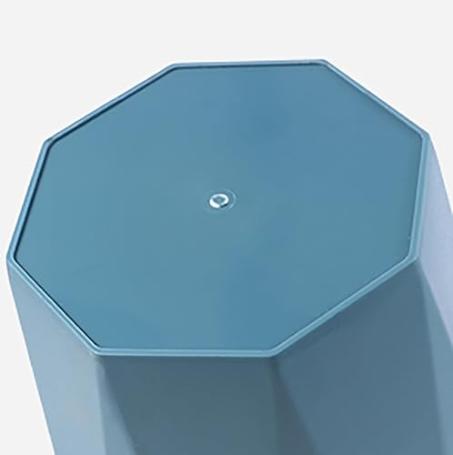 Compact Black Trash Can for Bathrooms and Offices