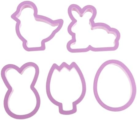 UTHCLO 10Pcs Easter Cookie Cutters Set PP Plastic
