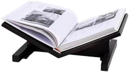 Open Bookstand Cookbook Stand Wooden Non Slip Kitchen Display Rack