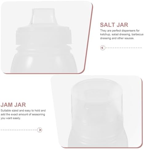 UPKOCH 6pcs Food Squeeze Bottles for Oil and Condiments
