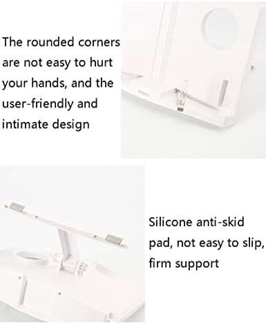 Creative Modern Plastic Portable Book Stand - Adjustable Folding Hands-Free Holder