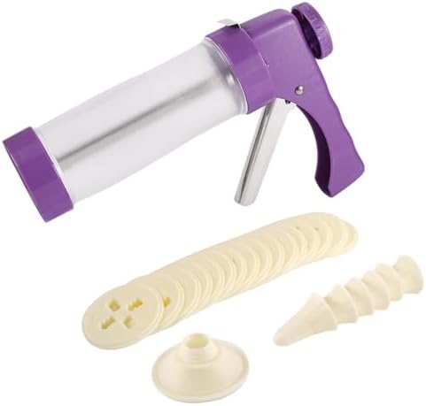 Grebest Cookie Press with 16 Plates 6 Nozzles