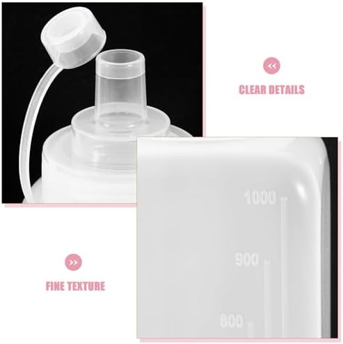 Alipis 1000ml Condiment Squeeze Bottles for Sauces and Salad Dressings