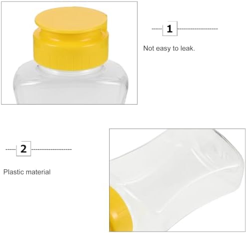 Luxshiny 180ml Condiment Squeeze Bottles with Funnel