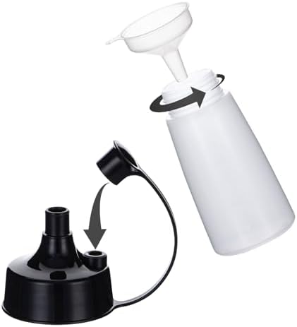 Uceoo 300ml Condiment Squeeze Bottles 2 Pack