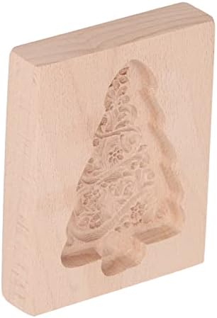 Elelif Wooden Cookie Cutter with Engraved Patterns