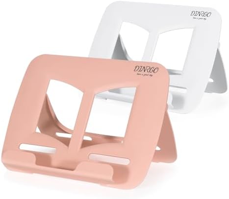 Dinrgo 2Pack Portable Book Stand for Kids Reading Hands Free 1