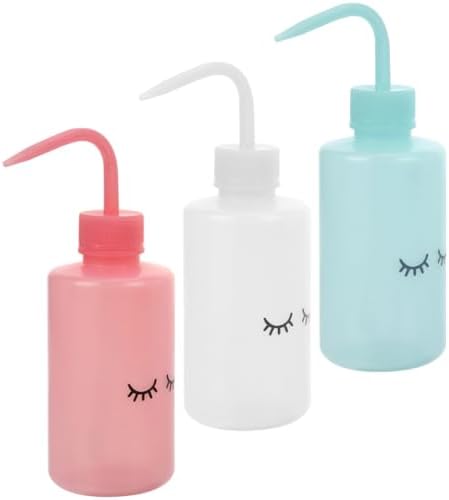 NIYANGLE 3pcs Curved Mouth Squeeze Bottle Set
