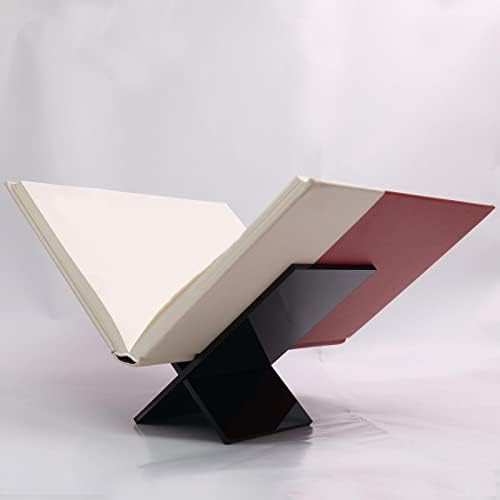 Acrylic Book Stand for Reading and Cooking Black