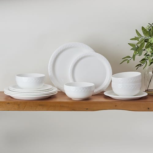 Mikasa Shay Bone China Dinnerware Set 12 Piece