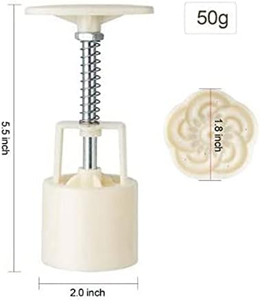 456 Flower Shape Cookie Stamps Mooncake Mold DIY Baking Tool