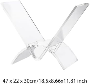 Clear Acrylic Cookbook Holder with Modern Design