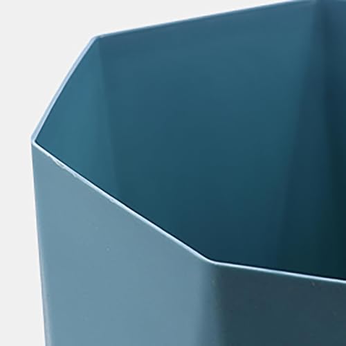 Compact Black Trash Can for Bathrooms and Offices