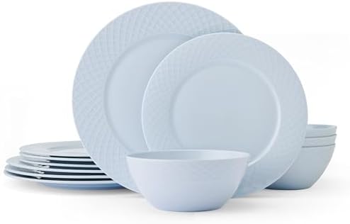 Mikasa Trellis Pastel Bone China Dinnerware Set 12 Piece 1