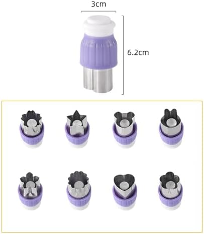 Cute Mini Vegetable Cutter Shapes Set 8pcs