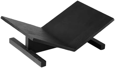 Open Bookstand Cookbook Stand Wooden Non Slip Kitchen Display Rack