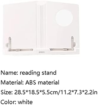 Creative Modern Plastic Portable Book Stand - Adjustable Folding Hands-Free Holder