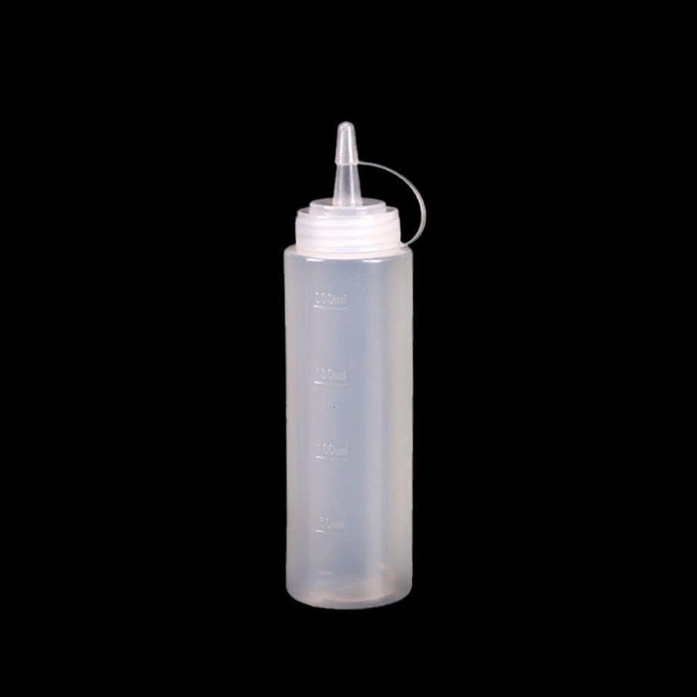 YuanHolumid 200ml White Plastic Squeeze Bottle