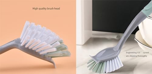 Ergonomic Kitchen Cleaning Brush Set of 2