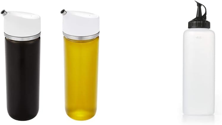 OXO Good Grips Precision Pour Glass Dispenser Set Squeeze Bottle