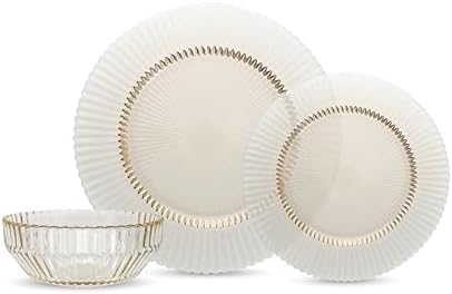 Fortessa Archie Glass 12-Piece Dinnerware Set Service for 4