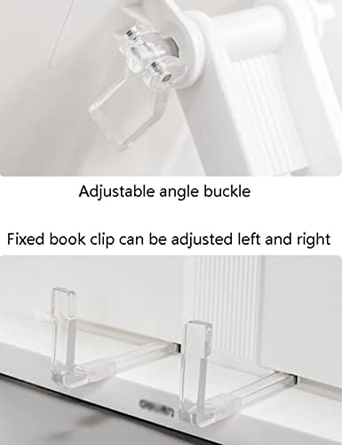 Unique Plastic Hands-Free Book Holder for Kitchen