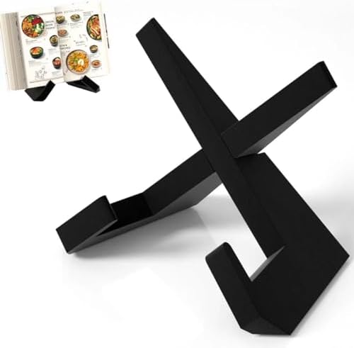 PickMeYA Plate Recipe Stand Multi-Functional Kitchen iPad Holder Black 1