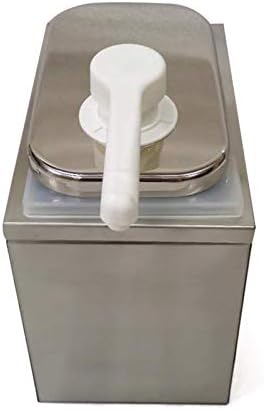 DNYSYSJ 1QT Stainless Steel Sauce Dispenser Pump