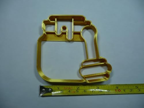 Honey Jar Cookie Cutter with Dipper - USA Made