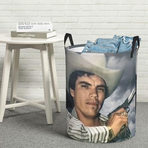 Cha-lino Singer Sanchez Round Single-Layer Laundry Basket