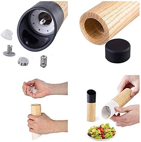 GHUJHH Spice Racks Pepper Grinder Yellow