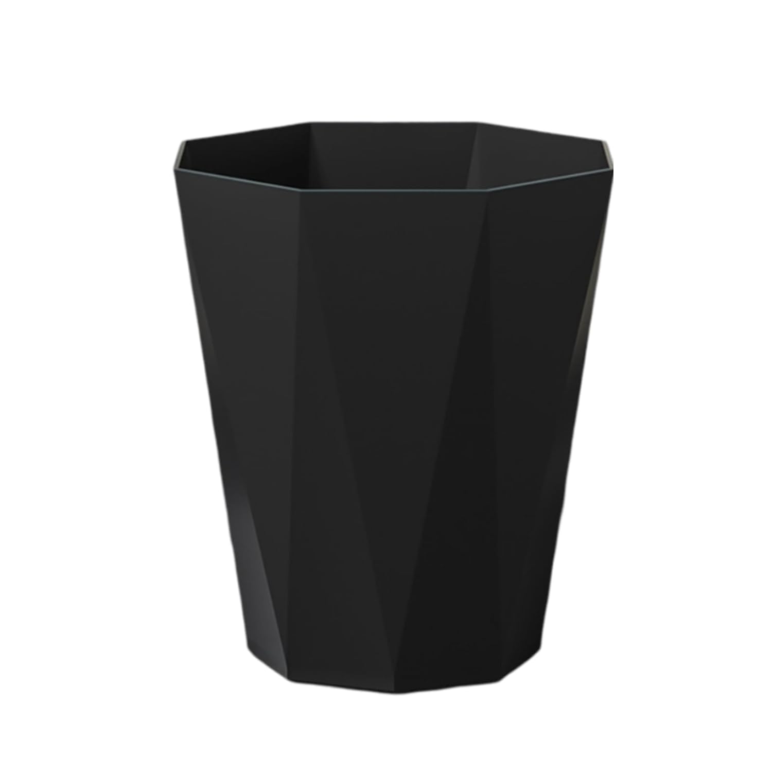 Stylish Black Trash Can for Bathrooms and Kitchens