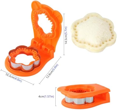 QinhBting Flower Shaped Sandwich Cutter and Sealer