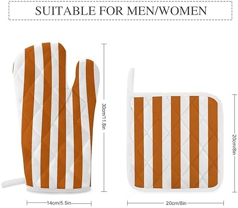 Curdesi 4PCS Oven Mitts and Pot Holders Set